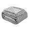 Grey King Size Plush Blanket Soft Warm Lightweight Microfiber Bed Throw
